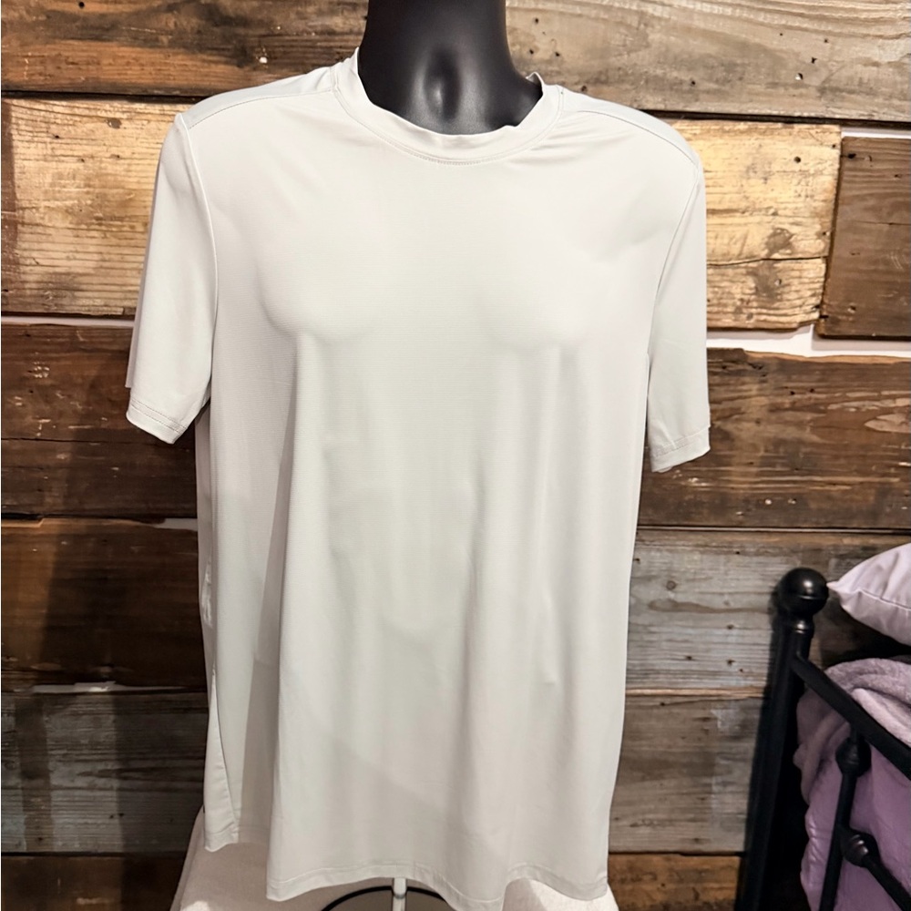 Spyder Men's Short Sleeve light gray Tee/active wear